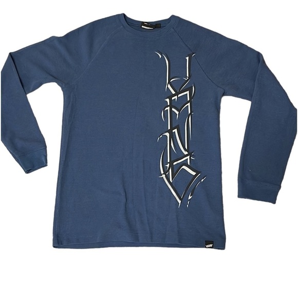 MEN'S Vans Navy Waffle Long Sleeve Thermal Shirt size XL - Picture 1 of 5